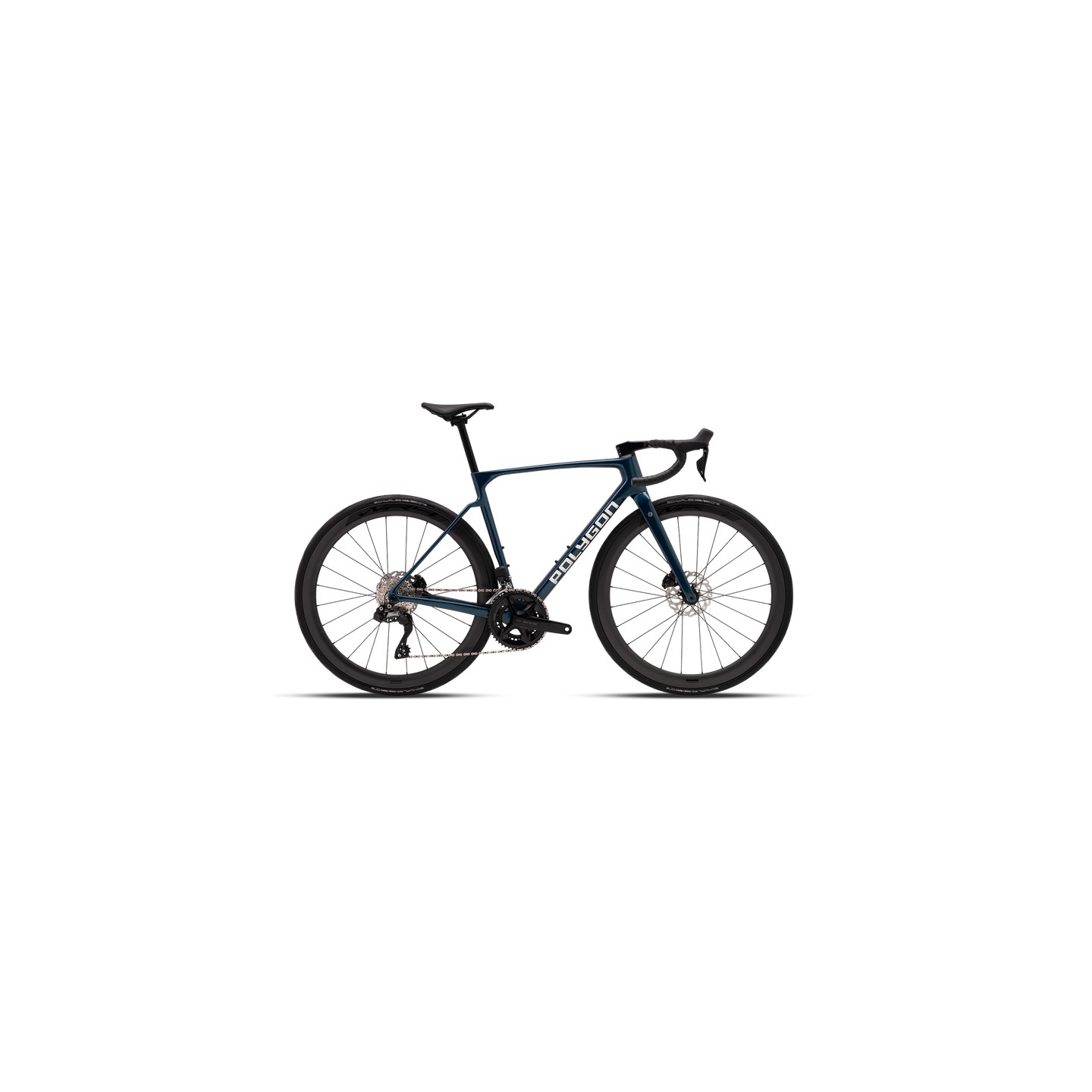 Vélo De Route Endurance Polygon Strattos C7 DI2 Avec Shimano 105 DI2 12 Vitesses, Cadre Carbone ACX Et Roues Carbone WR4