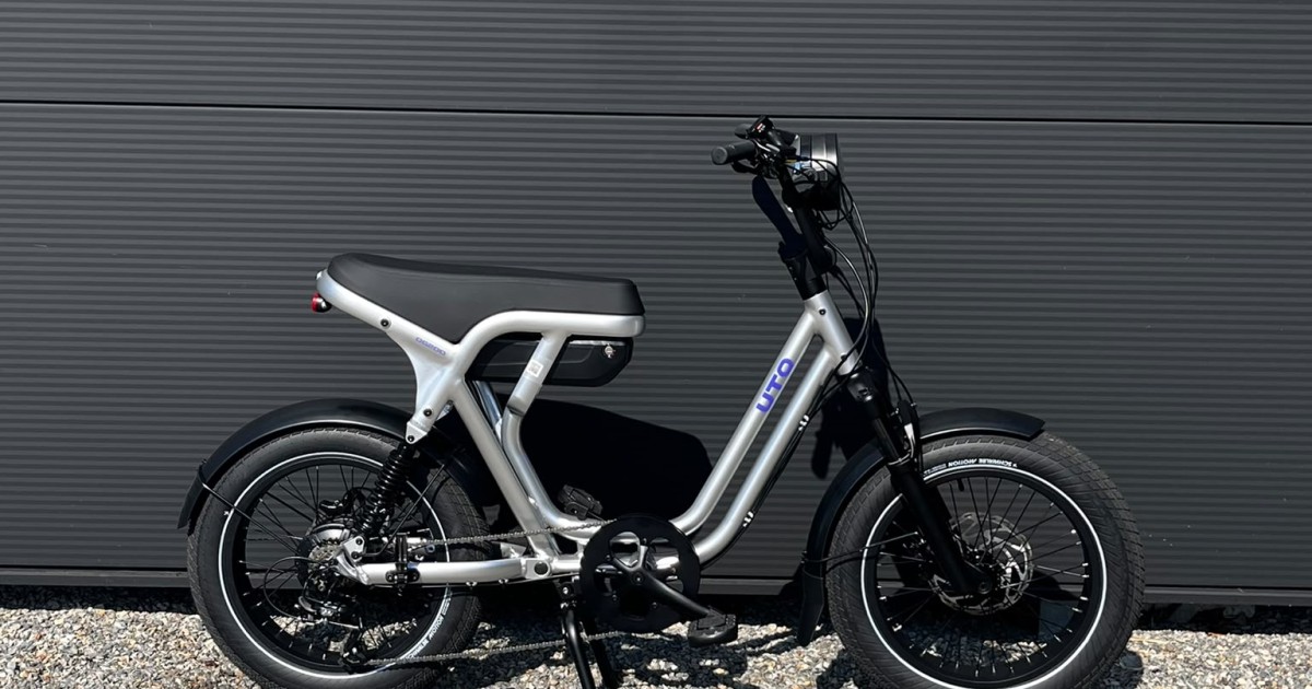 UTO OG200 Metallic Silver – Vélo électrique biplace 200 kg | Veloland Lorient