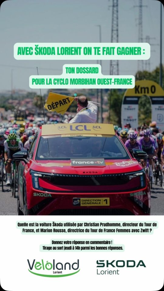À vous de jouer ! 

Avec Škoda Lorient, tentez de gagner votre dossard pour la