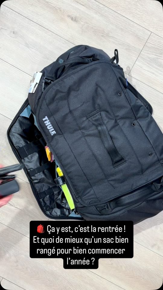 🎒 Notre sac Thule est prêt pour la rentrée !
Pensé pour les voyageurs organisés,